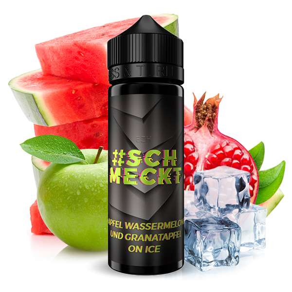 #Schmeckt Aroma - Apfel Wassermelone und Granatapfel on ICE 10ml