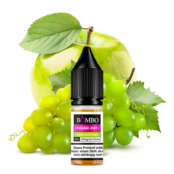 Bombo Nikotinsalzliquid - Apple and Grape 10ml 20mg/ml