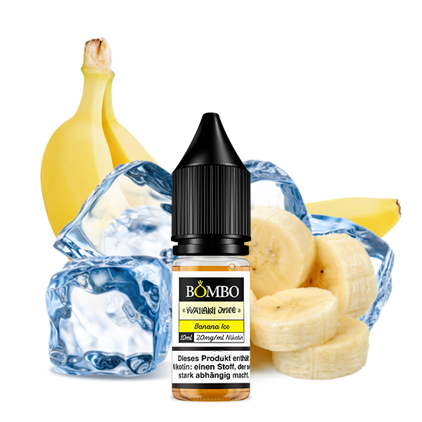 Bombo Nikotinsalzliquid - Banana Ice 10ml 20mg/ml
