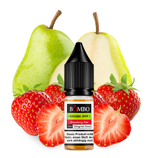 Bombo Nikotinsalzliquid - Strawberry Birne 10ml 20mg/ml