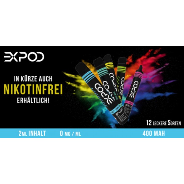 EXVAPE EXPOD - Einweg E-Zigarette - Nikotinfrei