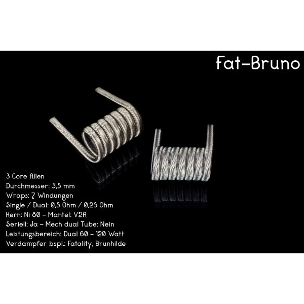 Fat-Bruno 3 Core Alien ( 2 Stück )