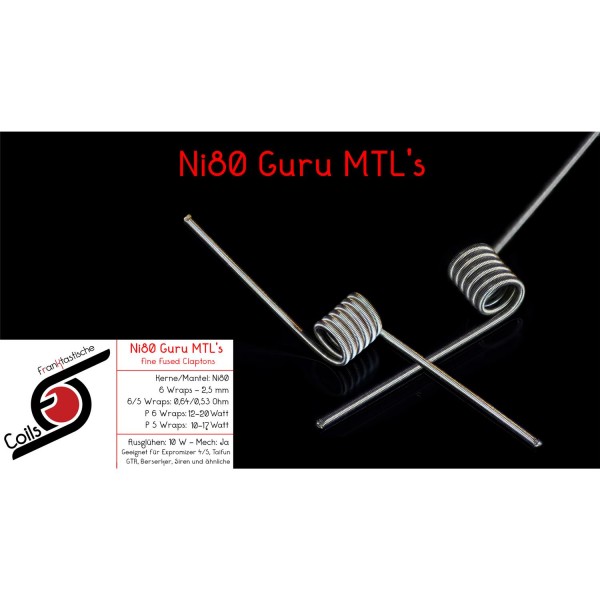 Ni80 Guru MTL's