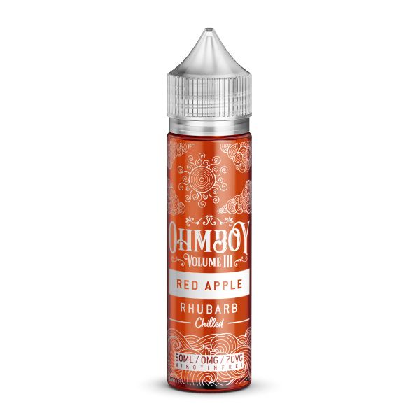 Ohmboy Volume III Liquid - Rhubarb Chilled Red Apple 50ml
