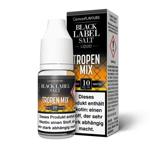 Black Label Nikotinsalzliquid - Tropen Mix 10ml 20mg/ml