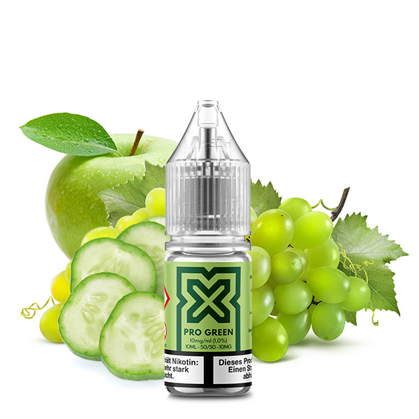 Pod Salt X Liquid - Pro Green 10ml 10 mg/ml #Steuer