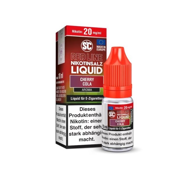 SC Red Line Nikotinsalz Liquid - Cherry Cola 10ml