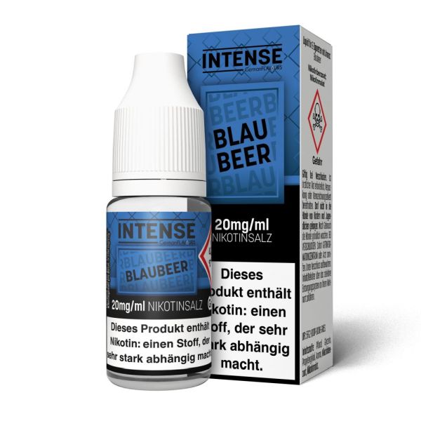 Intense Nikotinsalzliquid - Blaubeer 10ml