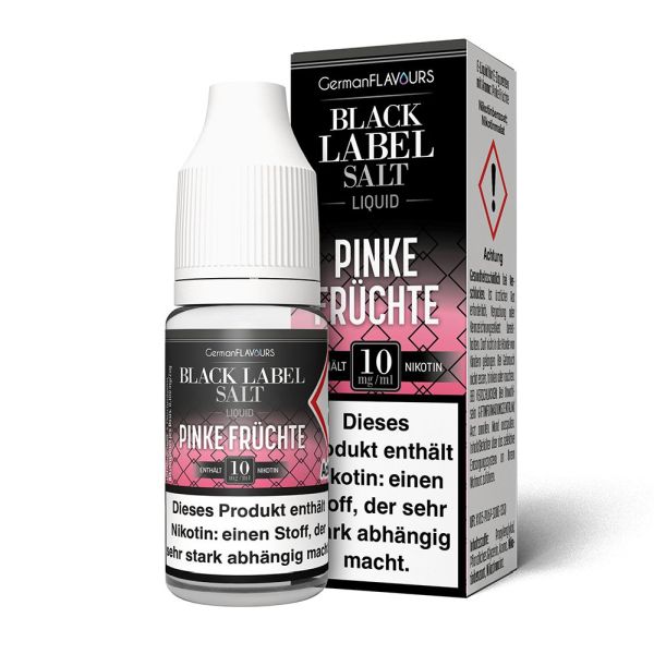 Black Label Nikotinsalzliquid - Pinke Früchte 10ml 20mg/ml