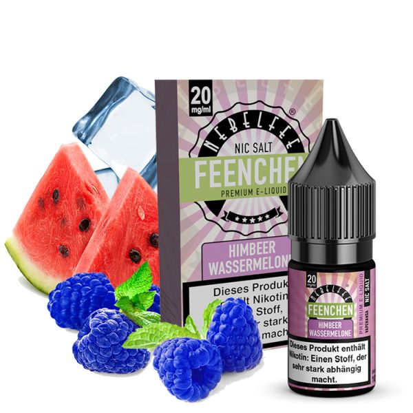 Nebelfee Nikotinsalz Liquid - Himbeer Wassermelone Feenchen 10ml