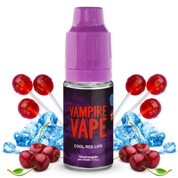 Vampire Vape Liquid - Cool Red Lips 10 ml