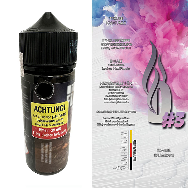 Dampfalarm Aroma - #3 Traube Kaugummi 10ml