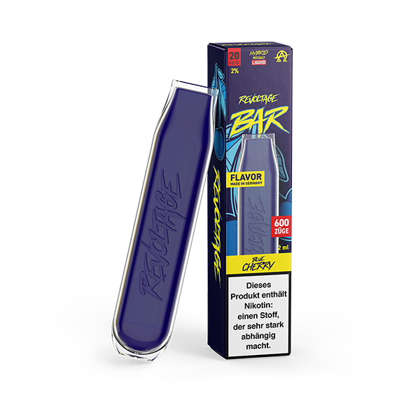 Revoltage Bar - Blue Cherry - Einweg E-Zigarette 20mg/ml Hybrid-Nikotinsalz