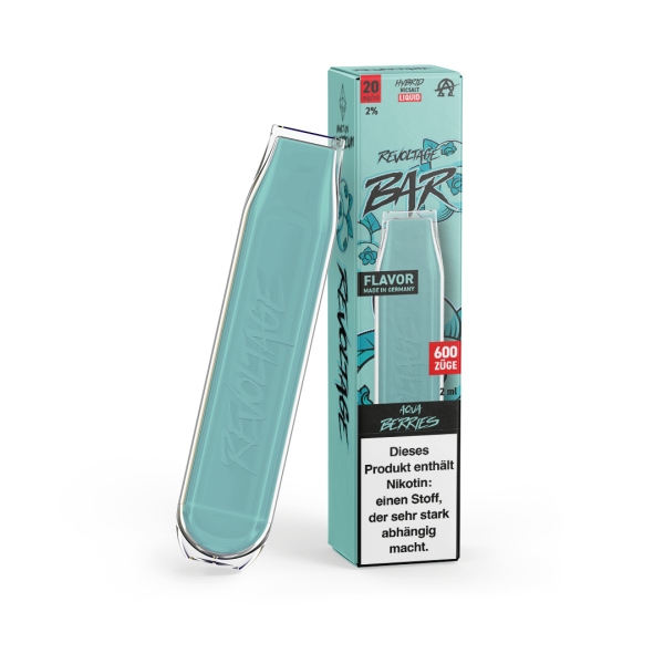 Revoltage Bar - Aqua Berries - Einweg E-Zigarette 20mg/ml Hybrid-Nikotinsalz