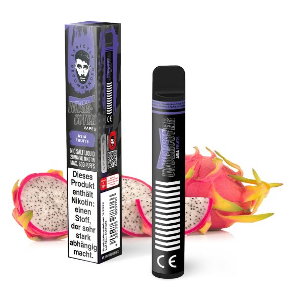 Undercover Vapes - Einweg E-Zigarette 2ml 20mg/ml