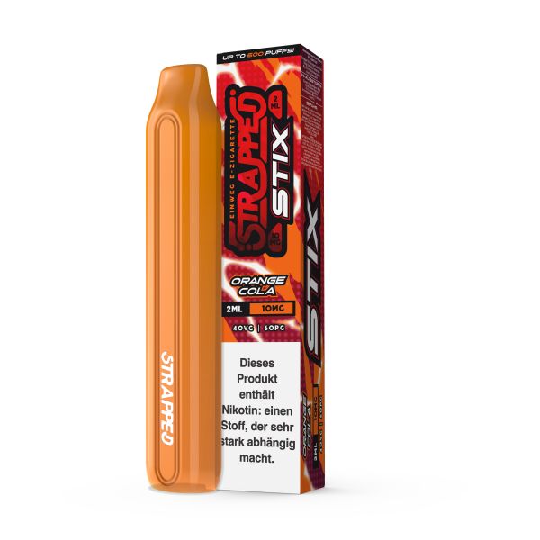 Strapped STIX Einweg E-Zigarette - Orange Cola